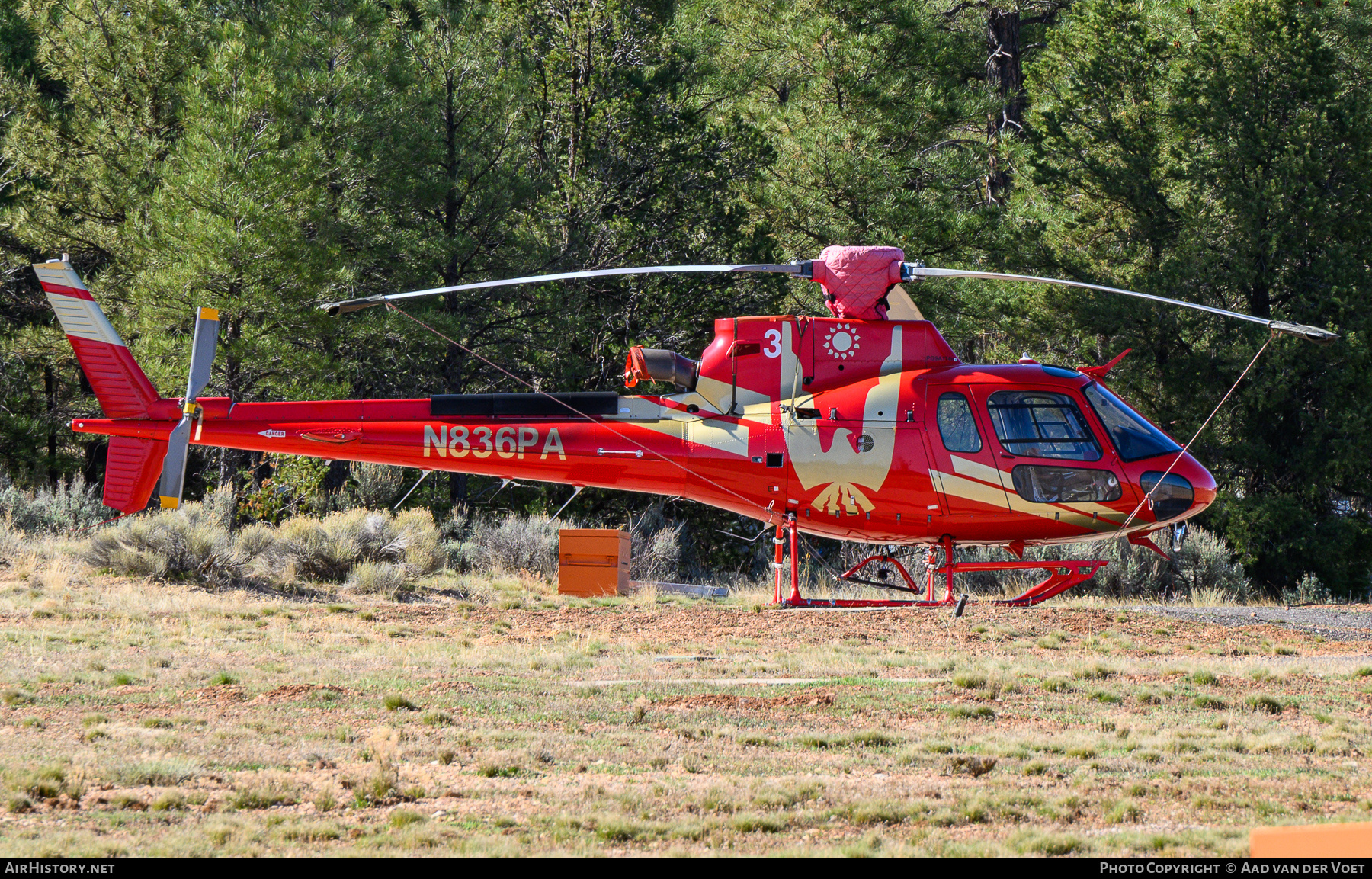 Aircraft Photo of N836PA | Eurocopter AS-350B-3 Ecureuil | Papillon Grand Canyon Helicopters | AirHistory.net #823590