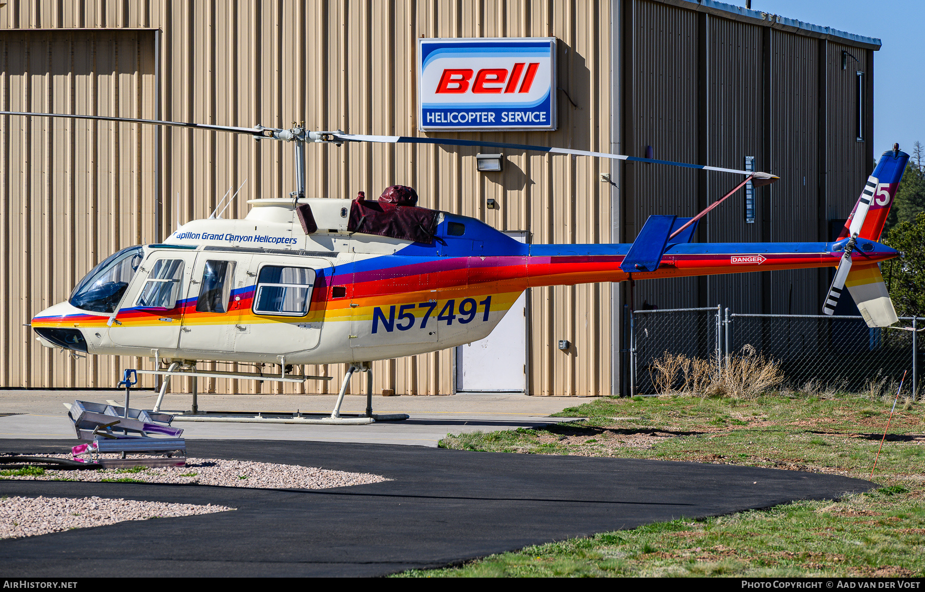 Aircraft Photo of N57491 | Bell 206L-1 LongRanger II | Papillon Grand Canyon Helicopters | AirHistory.net #823593