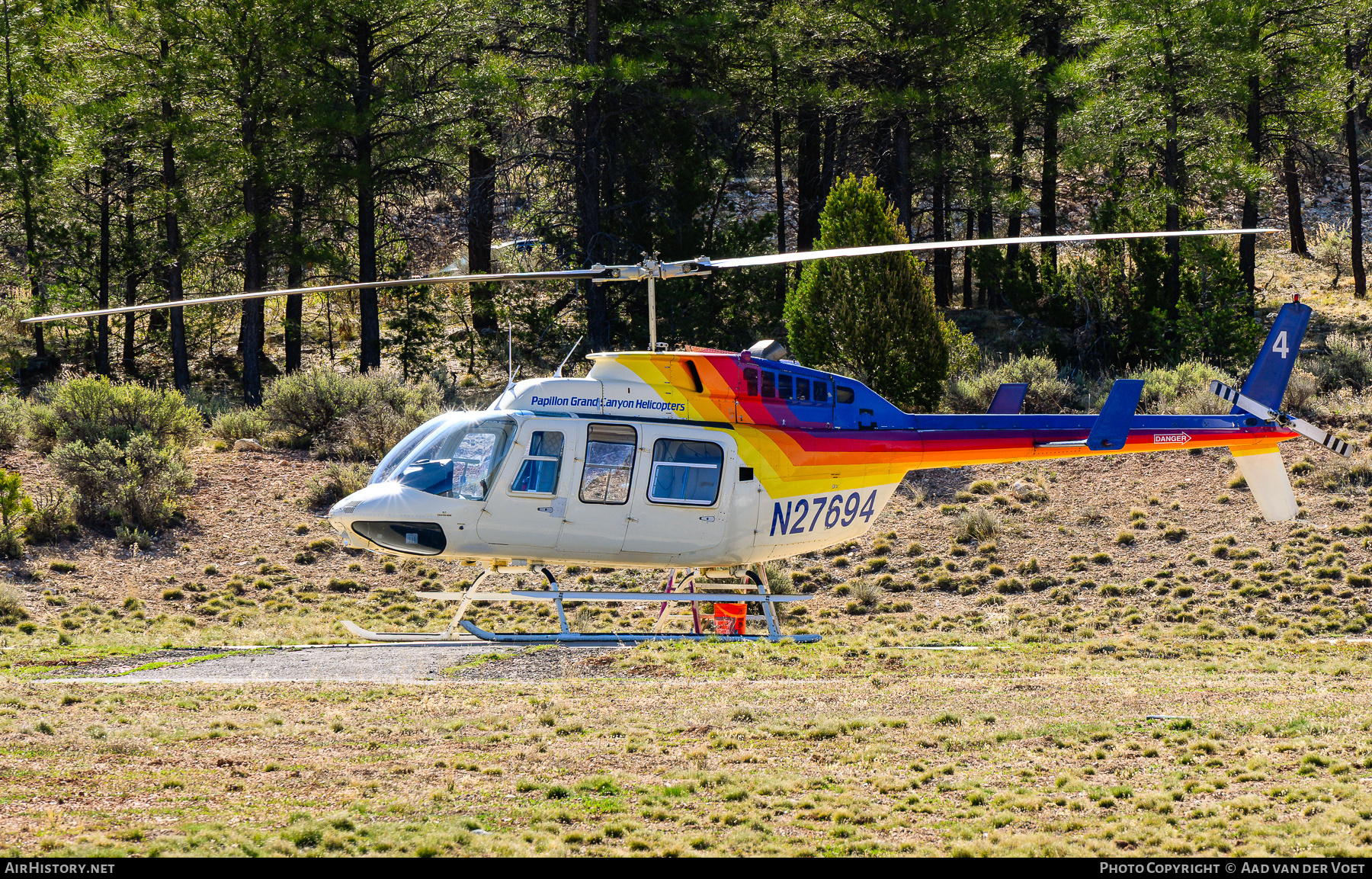 Aircraft Photo of N27694 | Bell 206L-1 LongRanger II | Papillon Grand Canyon Helicopters | AirHistory.net #823600
