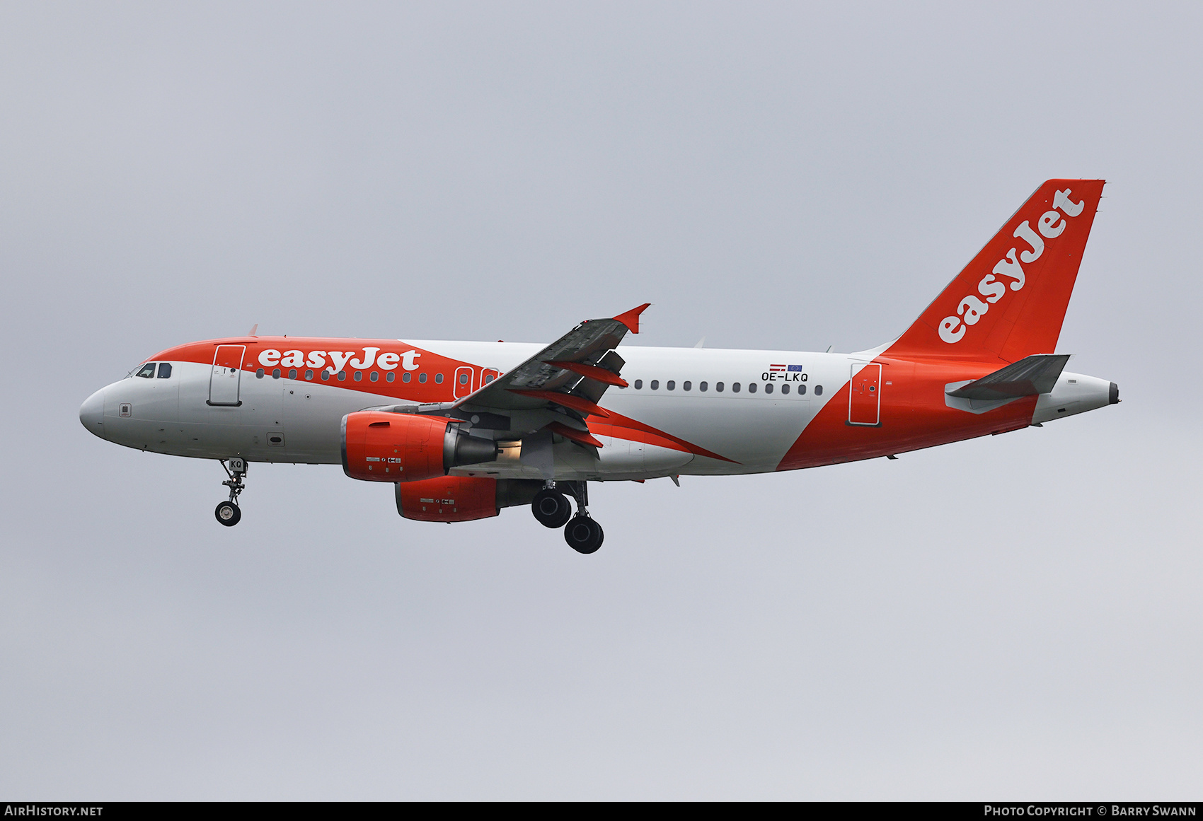 Aircraft Photo of OE-LKQ | Airbus A319-111 | EasyJet | AirHistory.net #823607