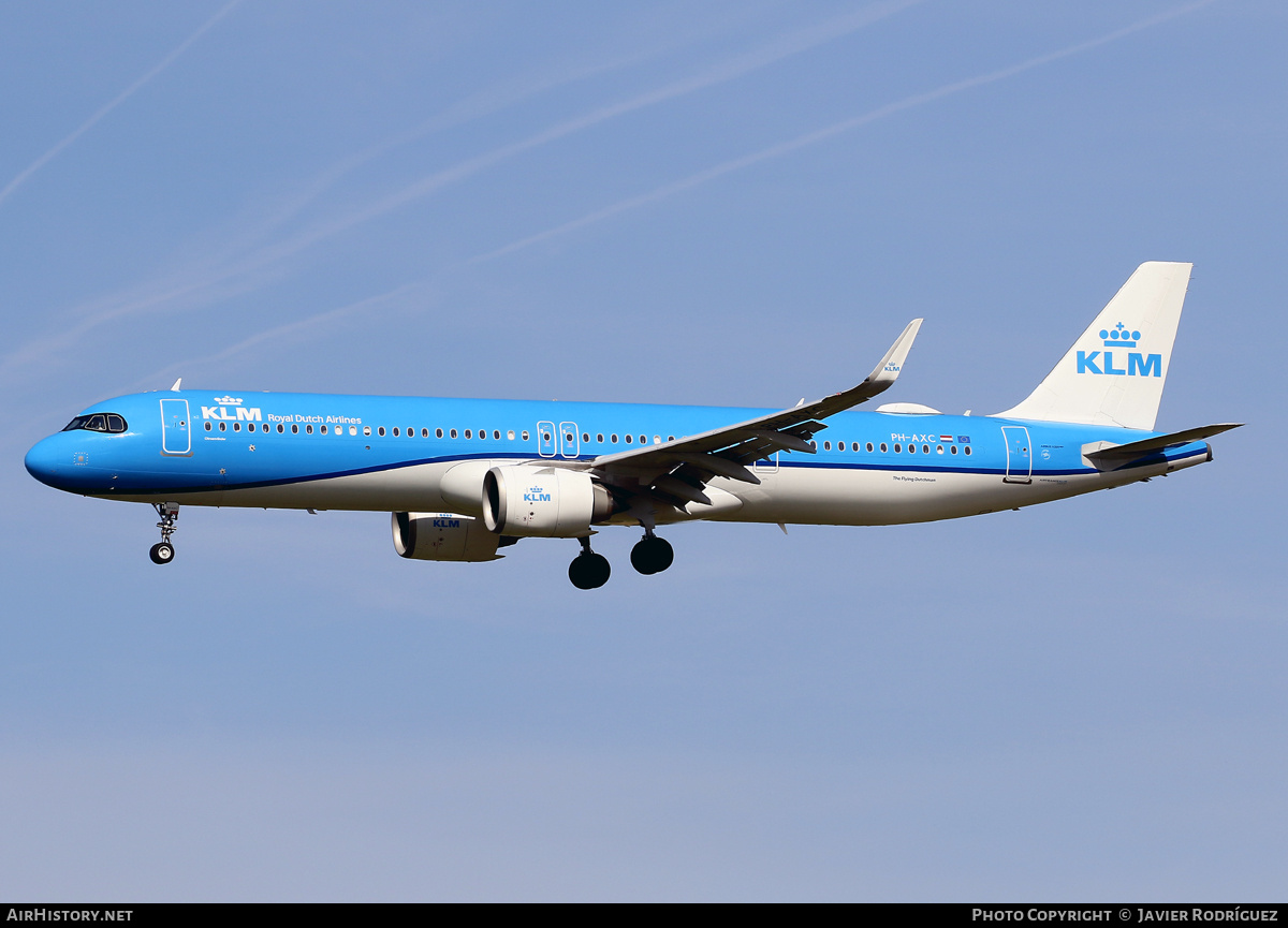 Aircraft Photo of PH-AXC | Airbus A321-252NX | KLM - Royal Dutch Airlines | AirHistory.net #823612