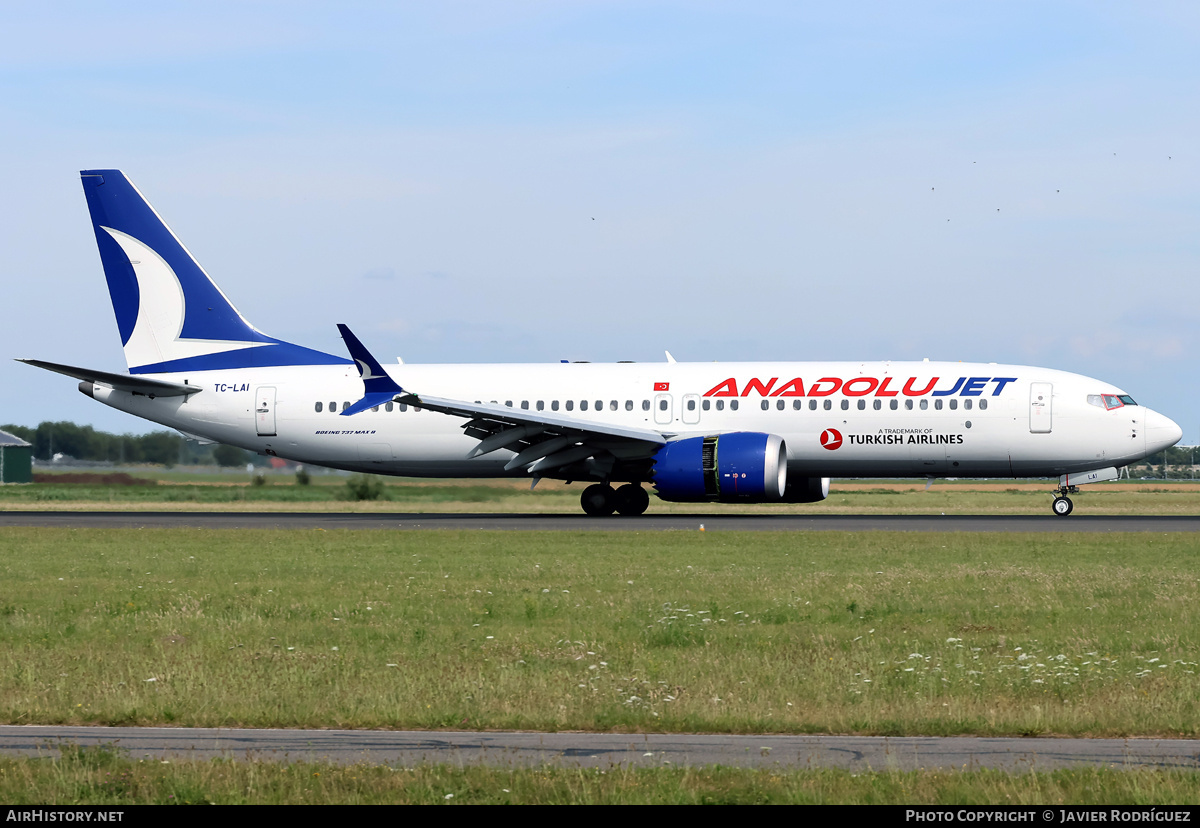 Aircraft Photo of TC-LAI | Boeing 737-8 Max 8 | AnadoluJet | AirHistory.net #823615