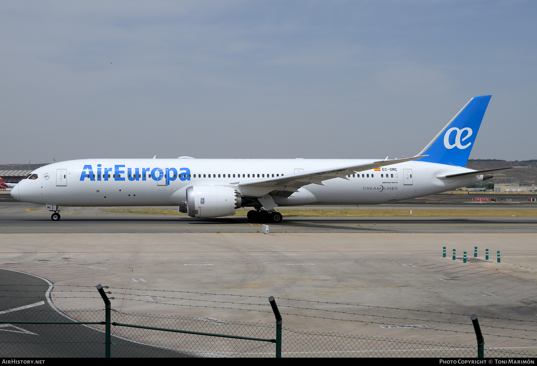 Aircraft Photo of EC-OMC | Boeing 787-9 Dreamliner | Air Europa | AirHistory.net #823621