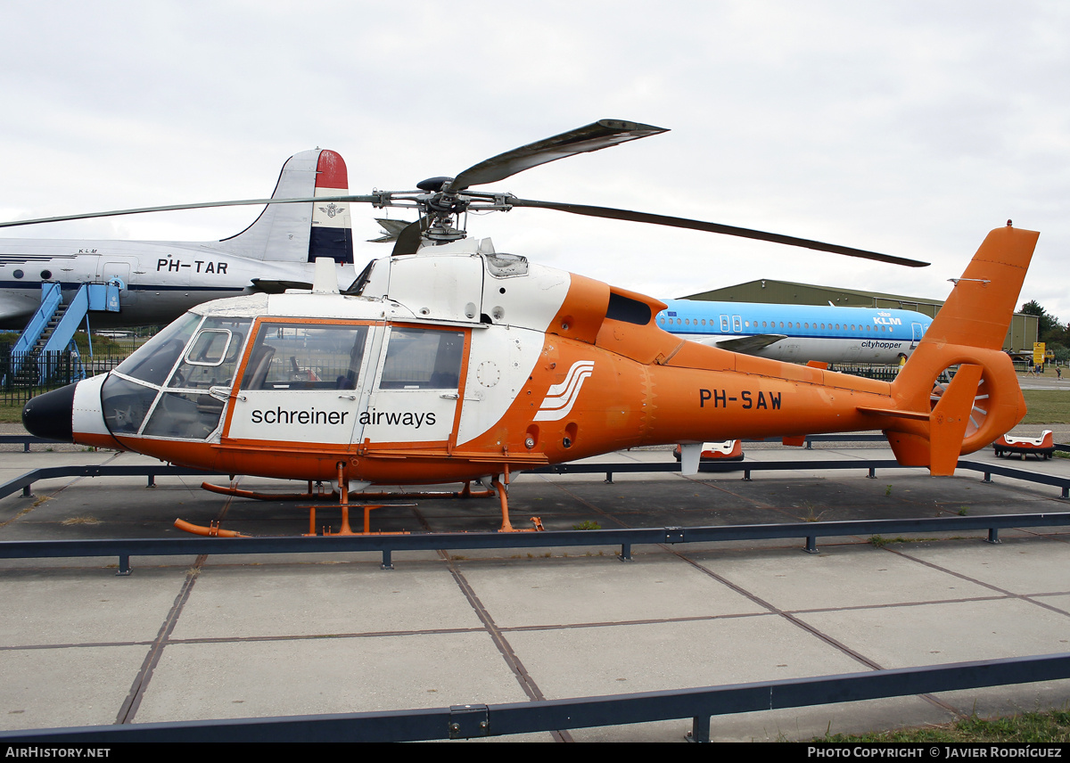 Aircraft Photo of PH-SAW | Aerospatiale SA-365C-1 Dauphin 2 | Schreiner Airways | AirHistory.net #823630