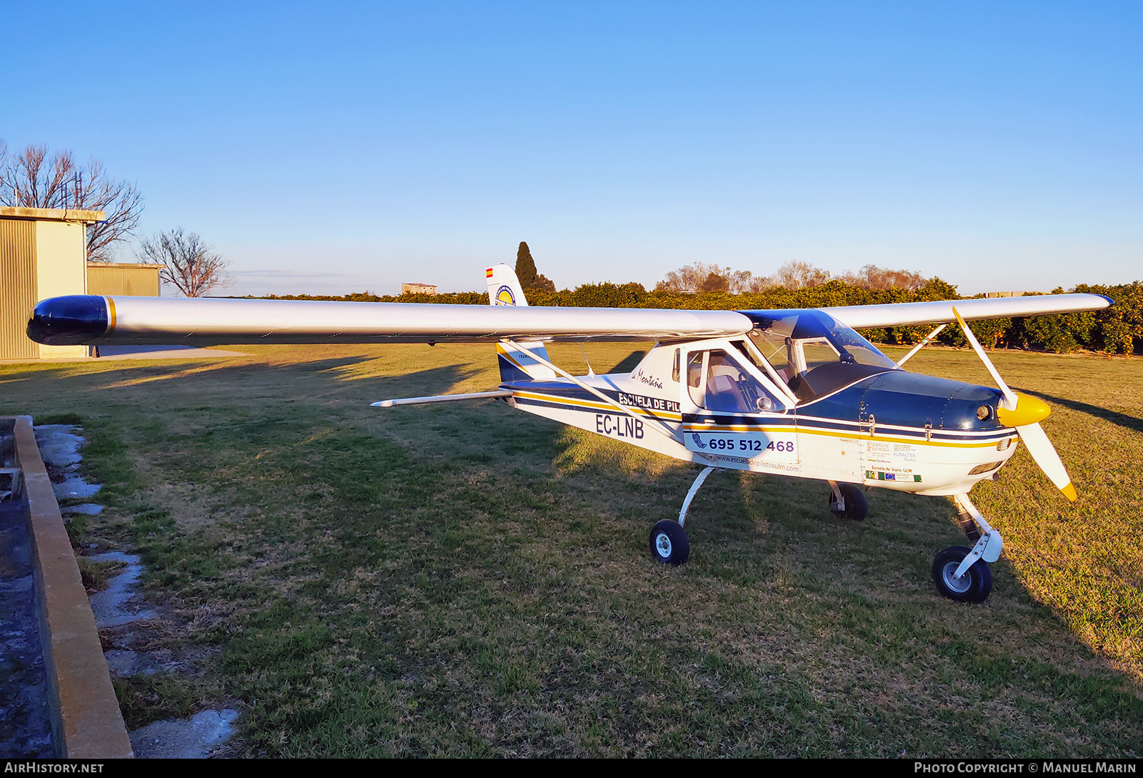 Aircraft Photo of EC-LNB | Tecnam P-92 Echo | Escuela de Pilotos la Montaña | AirHistory.net #823663