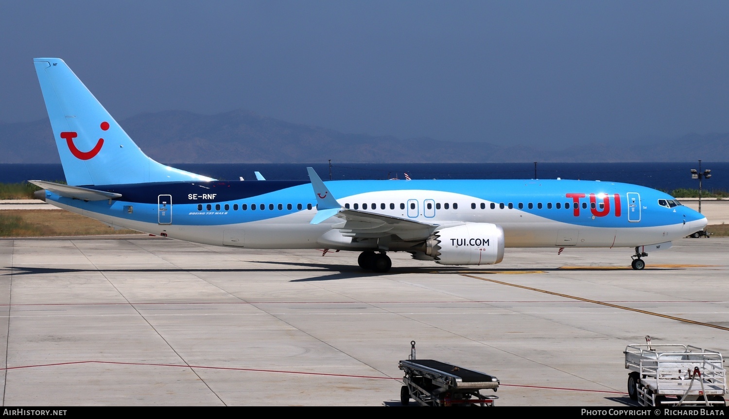 Aircraft Photo of SE-RNF | Boeing 737-8 Max 8 | TUI | AirHistory.net #823678