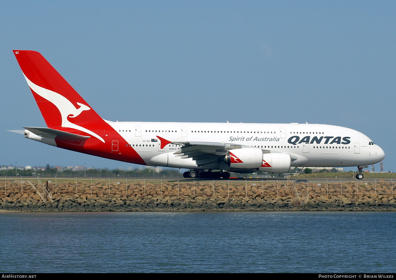 Aircraft Photo of VH-OQC | Airbus A380-842 | Qantas | AirHistory.net #823703