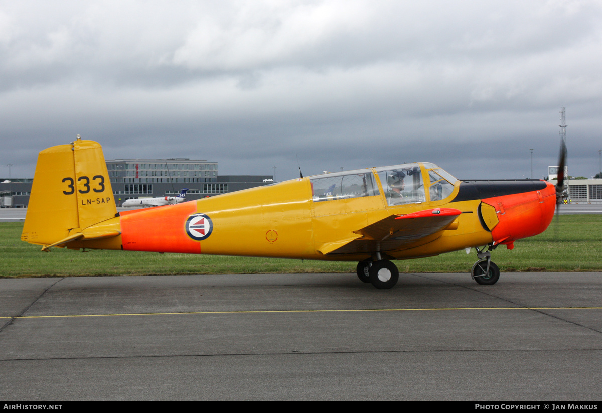 Aircraft Photo of LN-SAP / 333 | Saab 91B-2 Safir | Norway - Air Force | AirHistory.net #823706