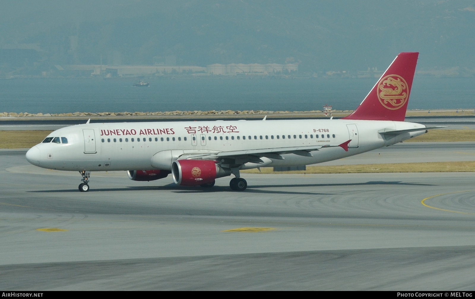 Aircraft Photo of B-6768 | Airbus A320-214 | Juneyao Airlines | AirHistory.net #823713