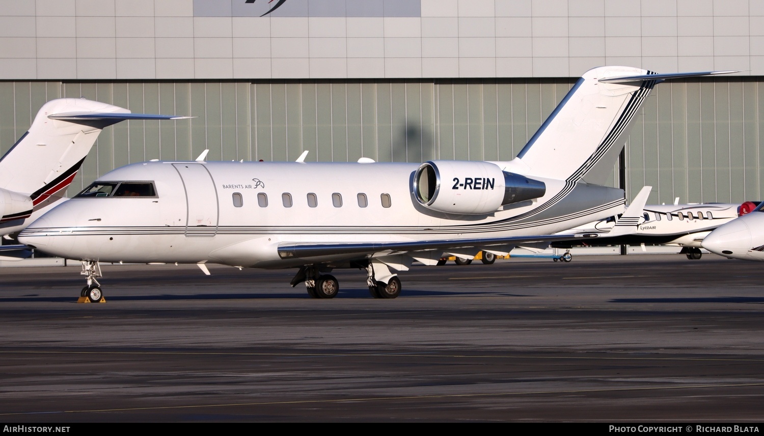 Aircraft Photo of 2-REIN | Bombardier Challenger 604 (CL-600-2B16) | Barents Air | AirHistory.net #823718