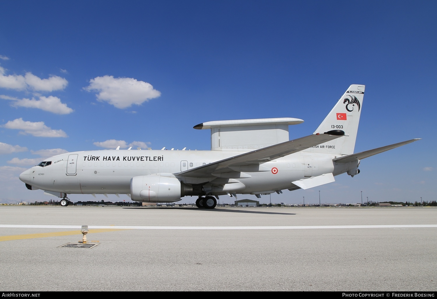 Aircraft Photo of 13-003 | Boeing E-7T Wedgetail | Turkey - Air Force | AirHistory.net #823725