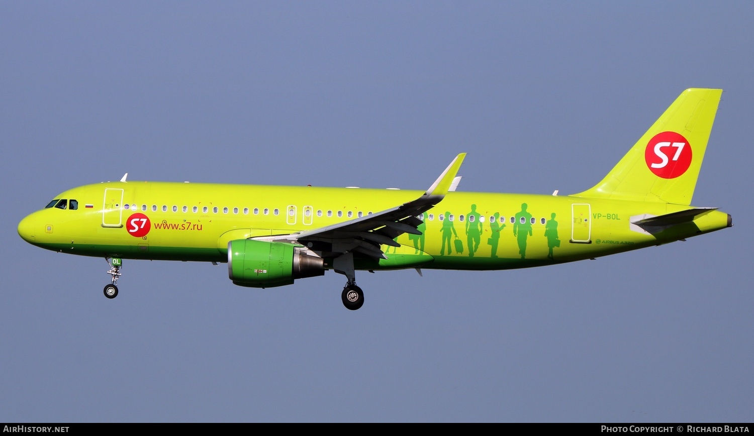 Aircraft Photo of VP-BOL | Airbus A320-214 | S7 Airlines | AirHistory.net #823735