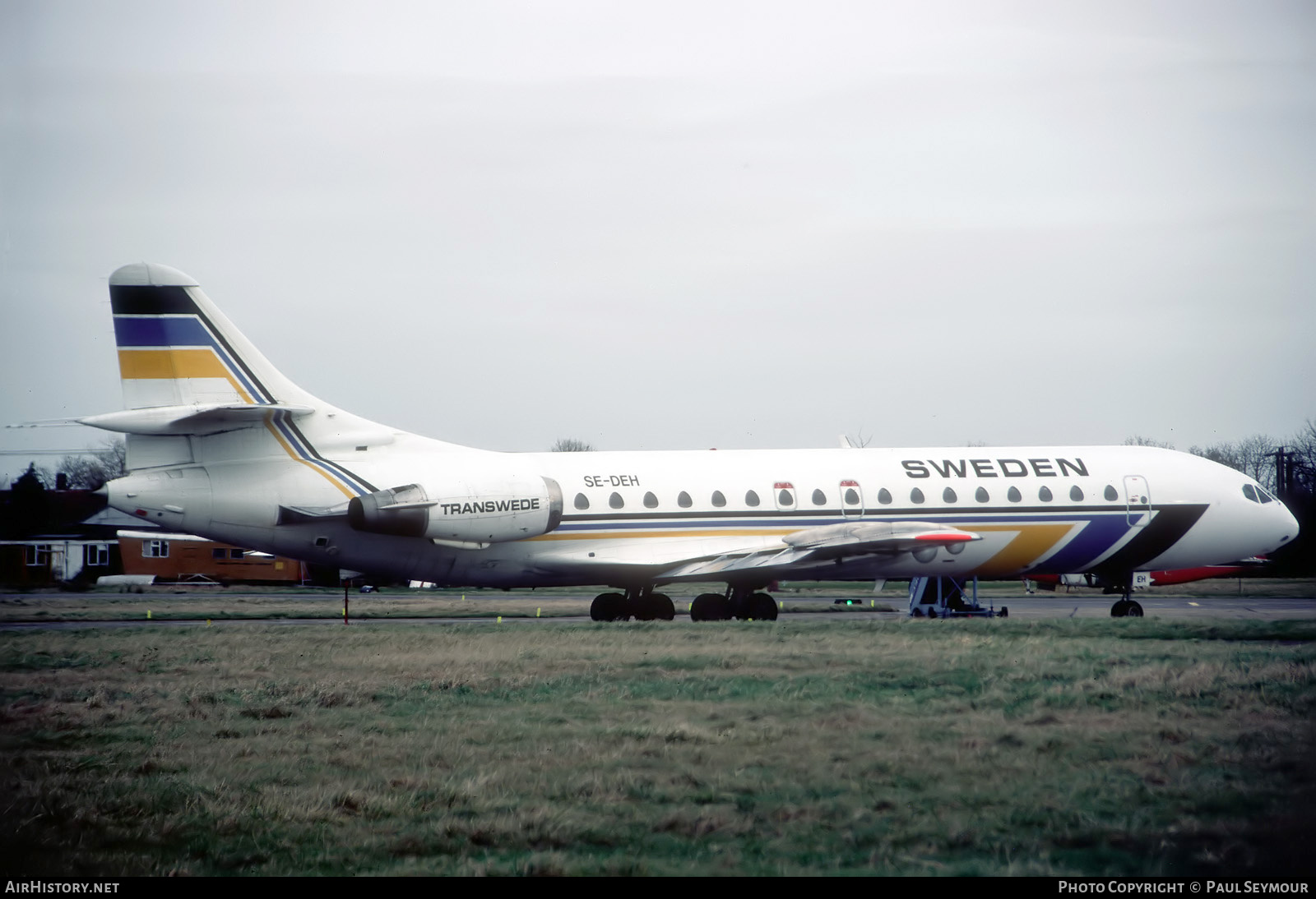 Aircraft Photo of SE-DEH | Sud SE-210 Caravelle 10B3 Super B | Transwede Airways | AirHistory.net #823755