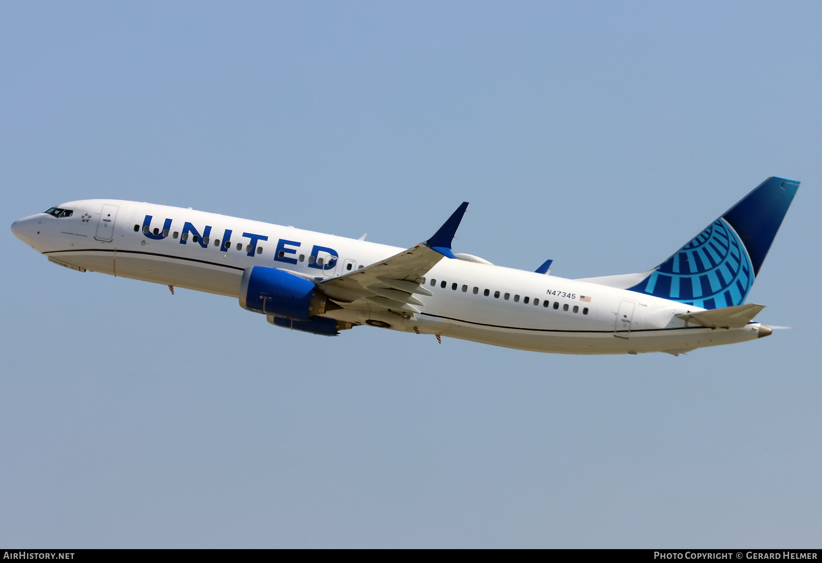 Aircraft Photo of N47345 | Boeing 737-8 Max 8 | United Airlines | AirHistory.net #823761