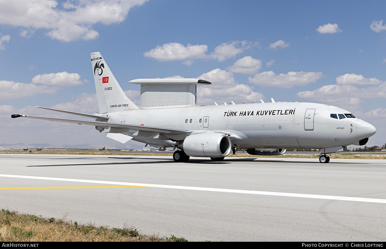 Aircraft Photo of 13-003 | Boeing E-7T Wedgetail | Turkey - Air Force | AirHistory.net #823771