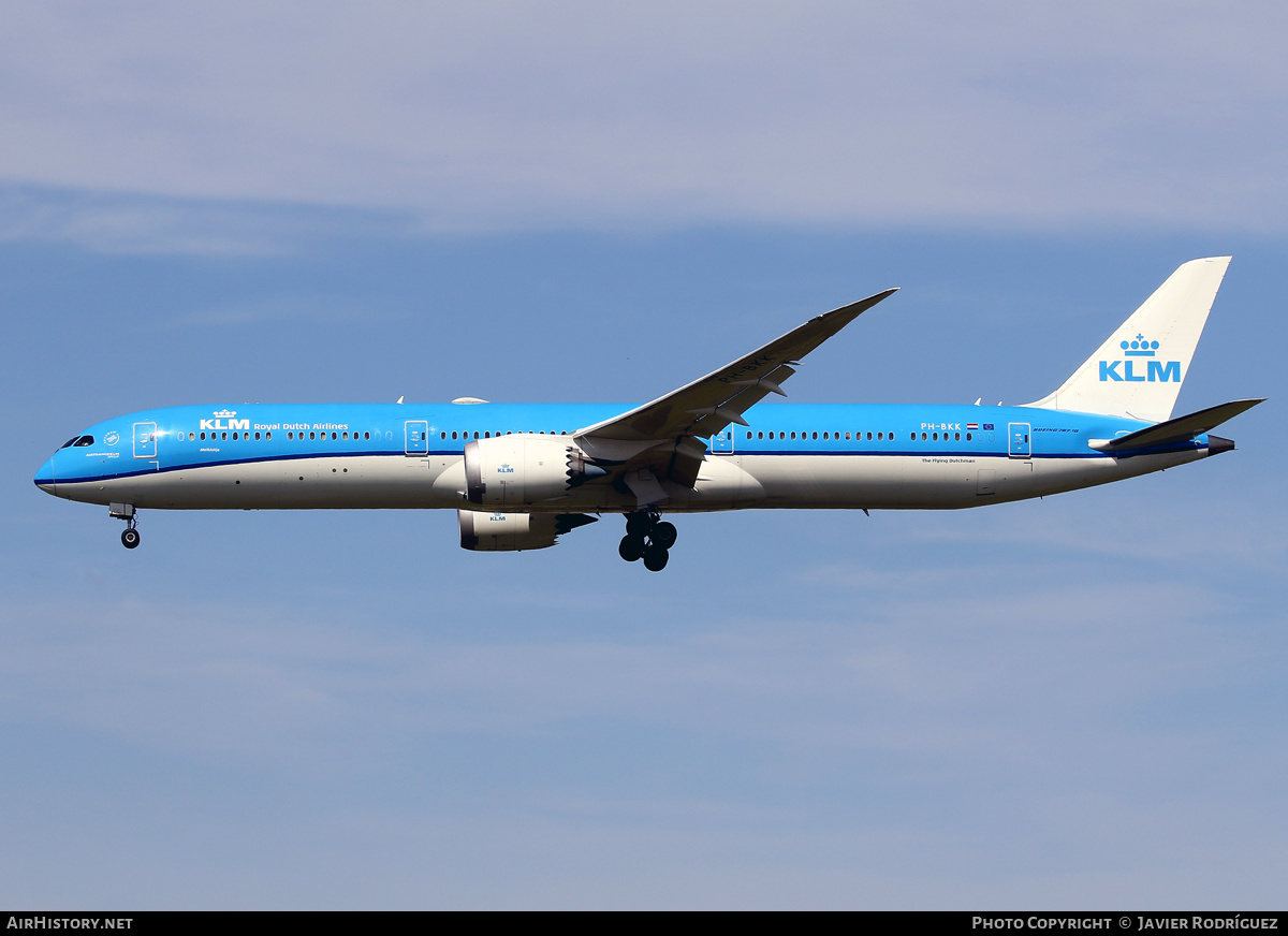 Aircraft Photo of PH-BKK | Boeing 787-10 Dreamliner | KLM - Royal Dutch Airlines | AirHistory.net #823774