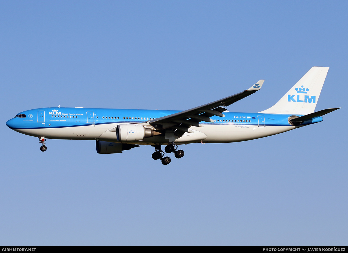 Aircraft Photo of PH-AOE | Airbus A330-203 | KLM - Royal Dutch Airlines | AirHistory.net #823779