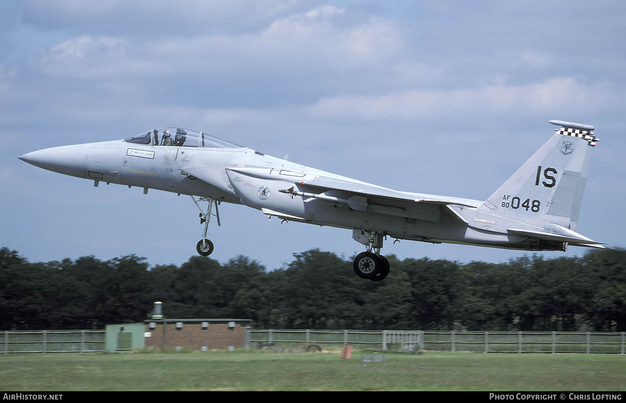Aircraft Photo of 80-0048 / AF80-048 | McDonnell Douglas F-15C Eagle | USA - Air Force | AirHistory.net #823791