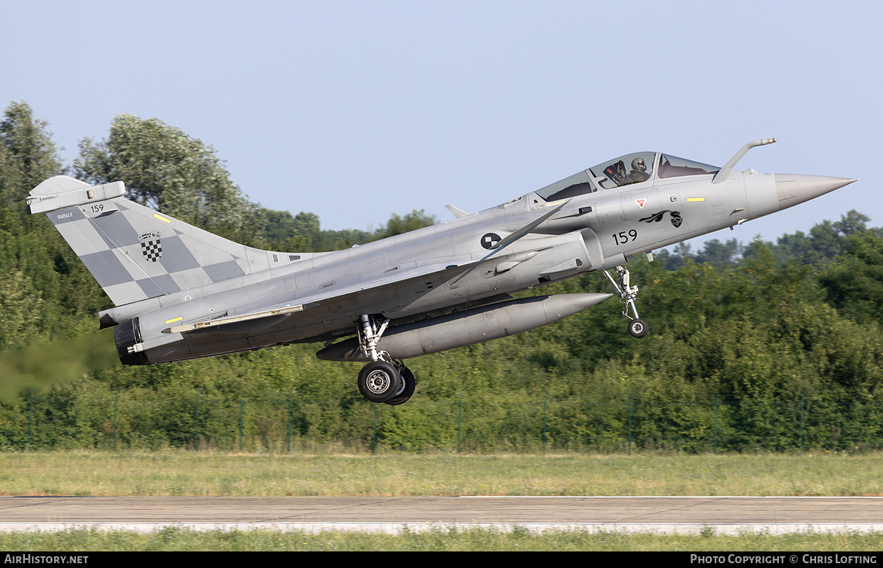 Aircraft Photo of 159 | Dassault Rafale C | Croatia - Air Force | AirHistory.net #823796