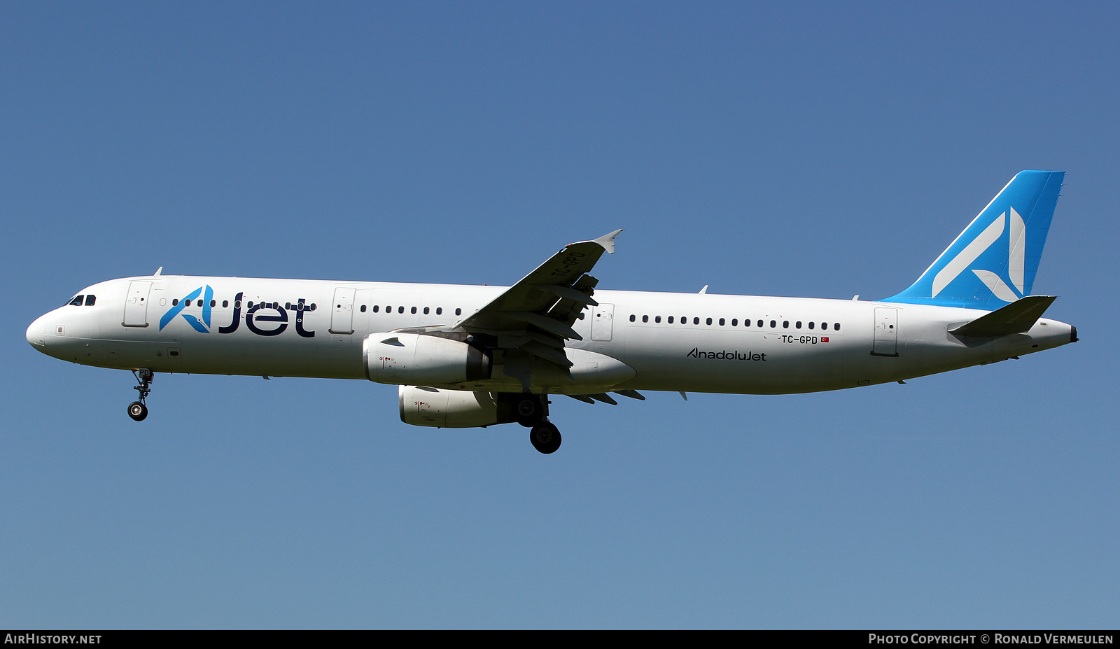 Aircraft Photo of TC-GPD | Airbus A321-231 | AJet - AnadoluJet | AirHistory.net #823797