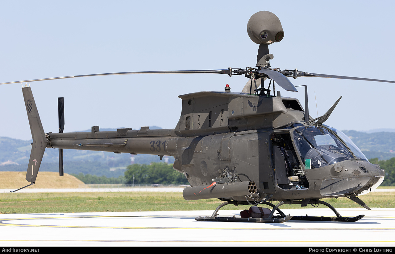 Aircraft Photo of 331 | Bell OH-58D Kiowa Warrior (406) | Croatia - Air Force | AirHistory.net #823798