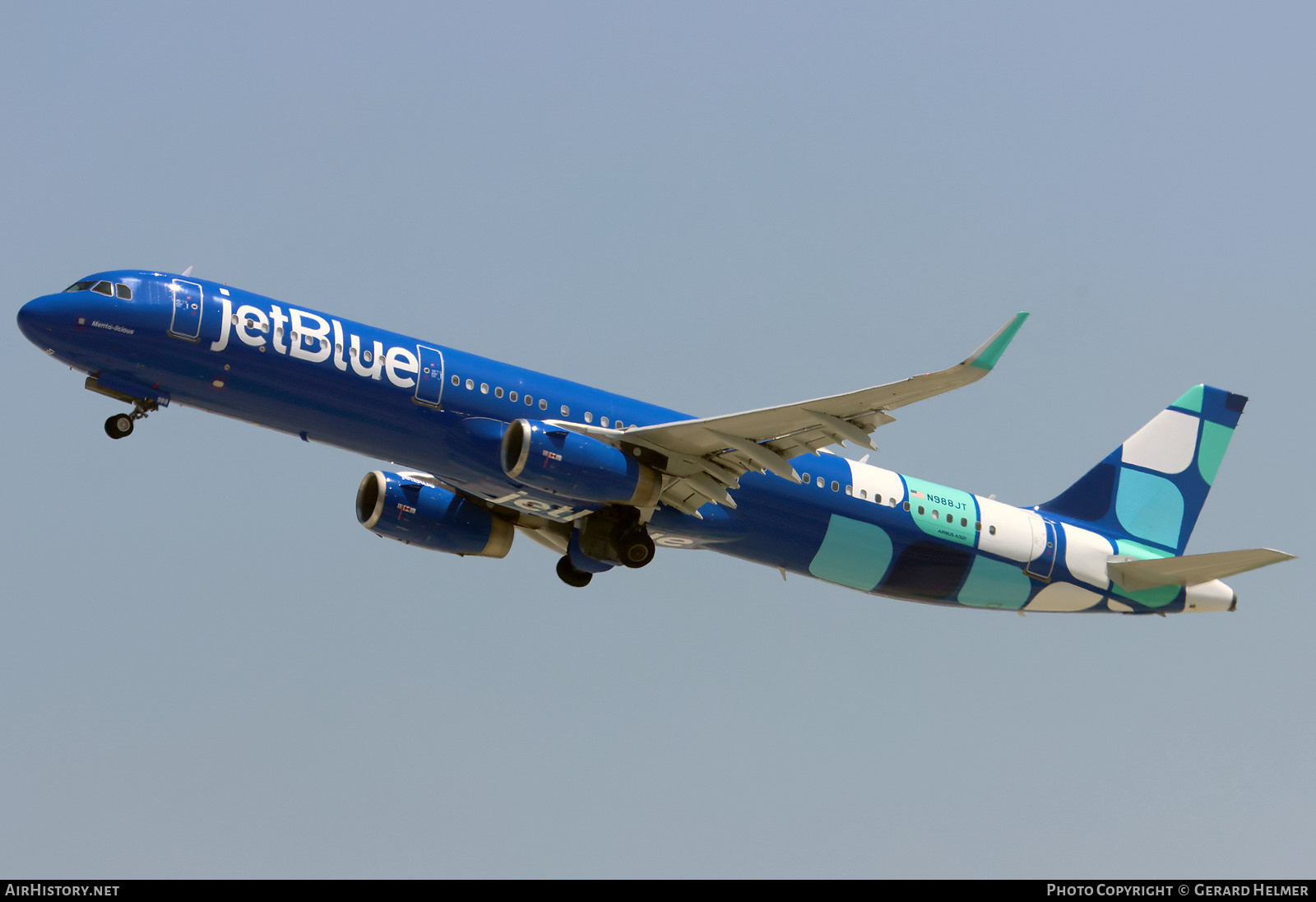 Aircraft Photo of N988JT | Airbus A321-231 | JetBlue Airways | AirHistory.net #823803