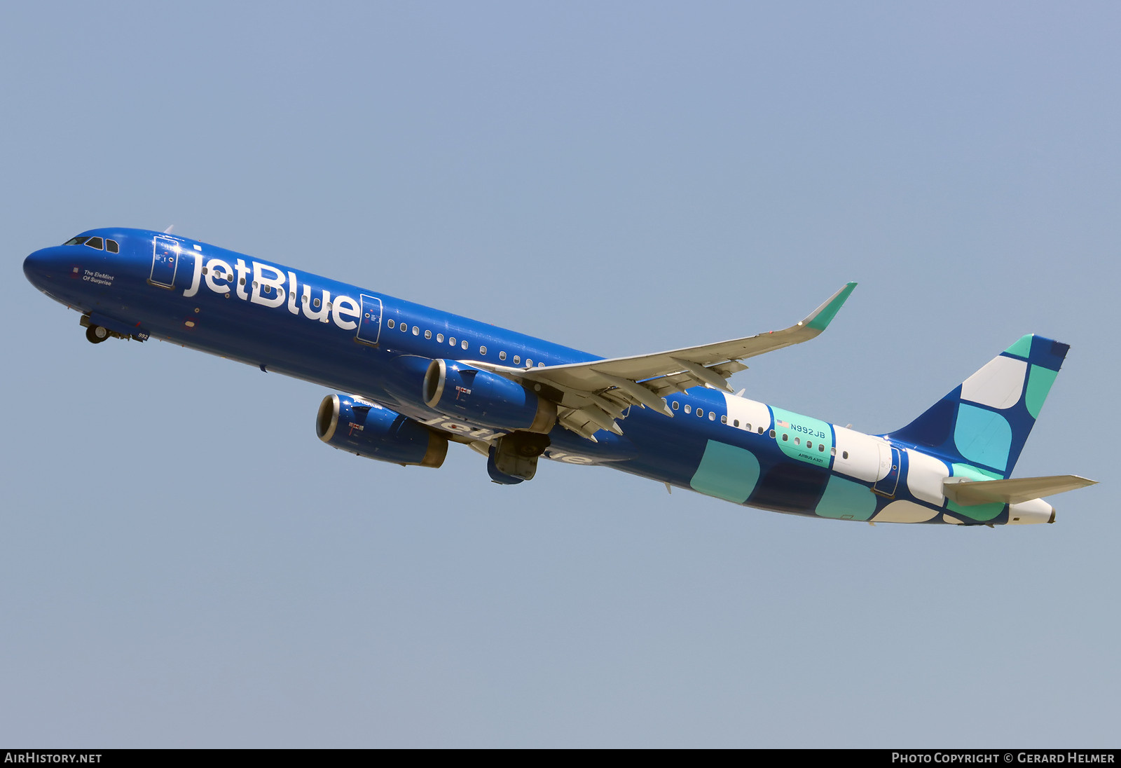 Aircraft Photo of N992JB | Airbus A321-231 | JetBlue Airways | AirHistory.net #823804