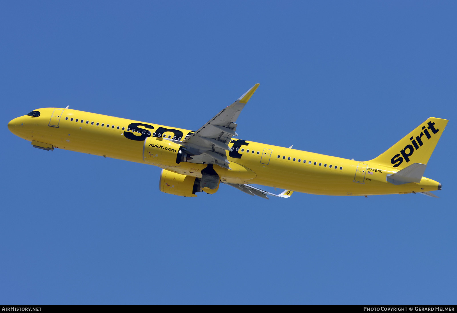 Aircraft Photo of N746NK | Airbus A321-271NX | Spirit Airlines | AirHistory.net #823812