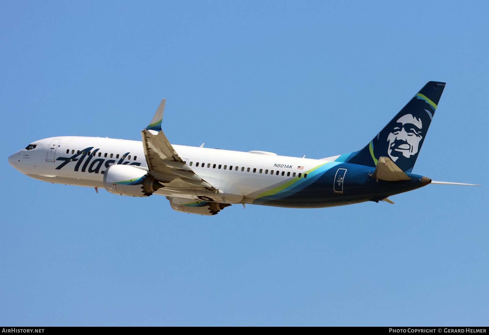 Aircraft Photo of N801AK | Boeing 737-8 Max 8 | Alaska Airlines | AirHistory.net #823815
