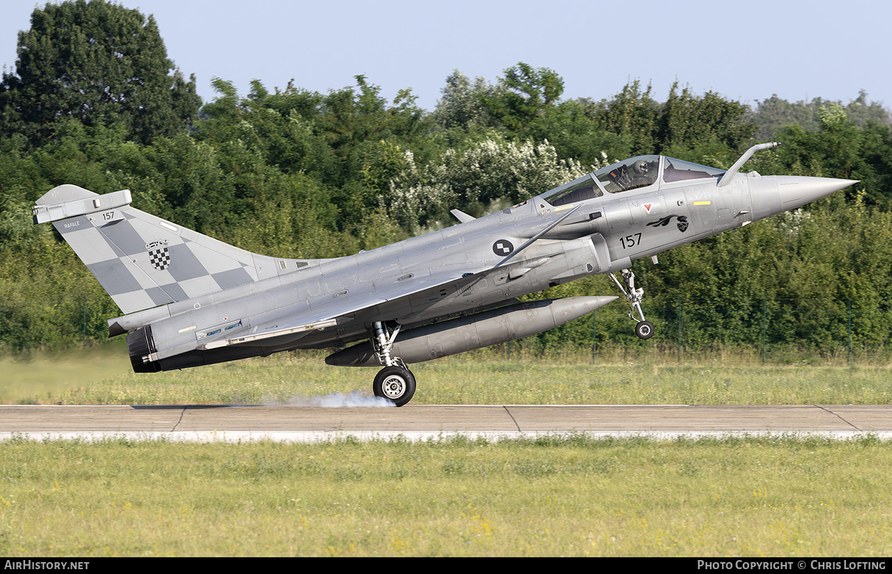 Aircraft Photo of 157 | Dassault Rafale C | Croatia - Air Force | AirHistory.net #823838