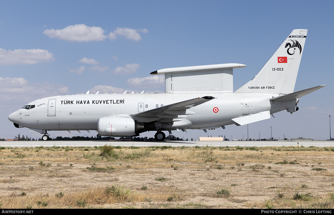 Aircraft Photo of 13-003 | Boeing E-7T Wedgetail | Turkey - Air Force | AirHistory.net #823840