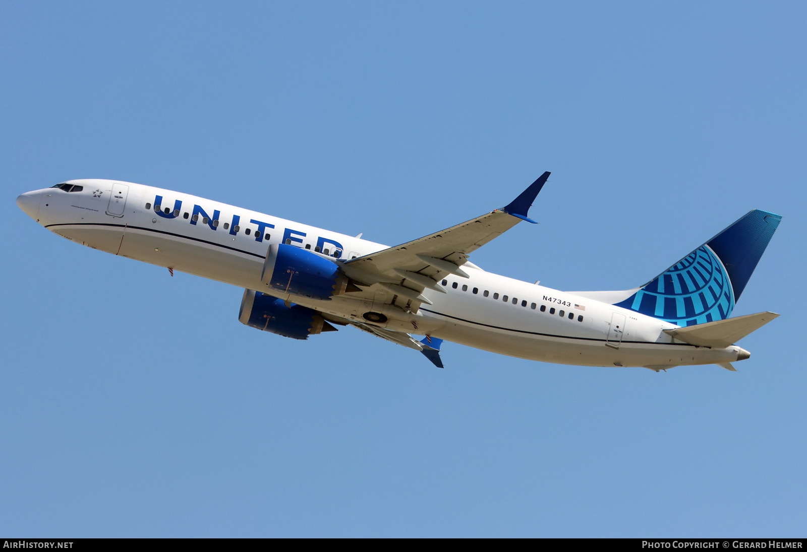 Aircraft Photo of N47343 | Boeing 737-8 Max 8 | United Airlines | AirHistory.net #823843