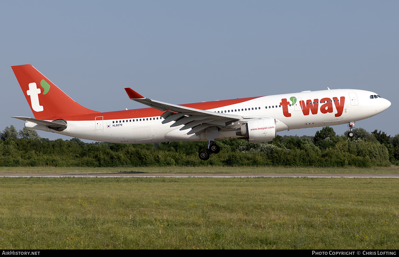 Aircraft Photo of HL8276 | Airbus A330-223 | T'way Air | AirHistory.net #823847