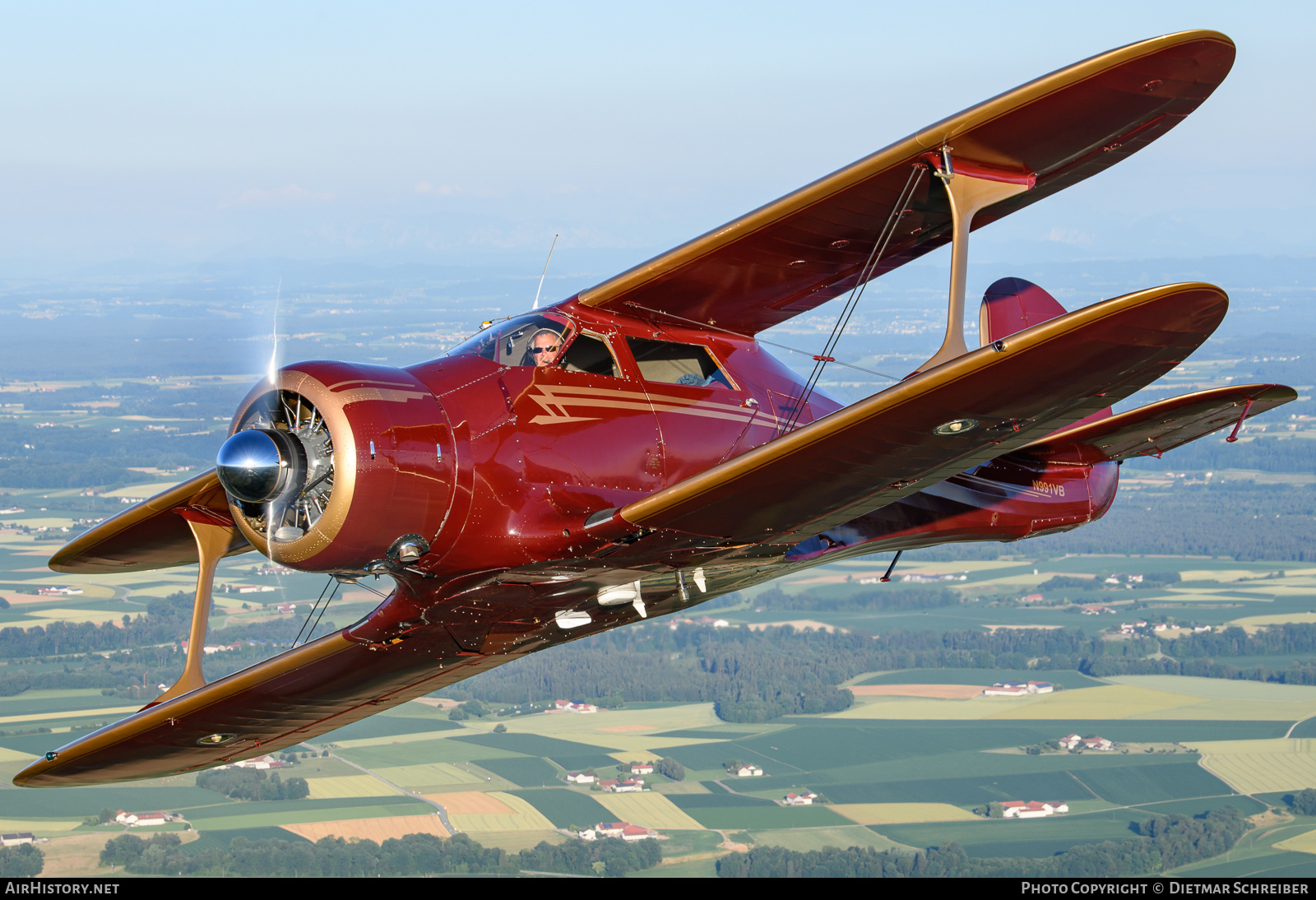 Aircraft Photo of N991VB | Beech D17S | AirHistory.net #823855