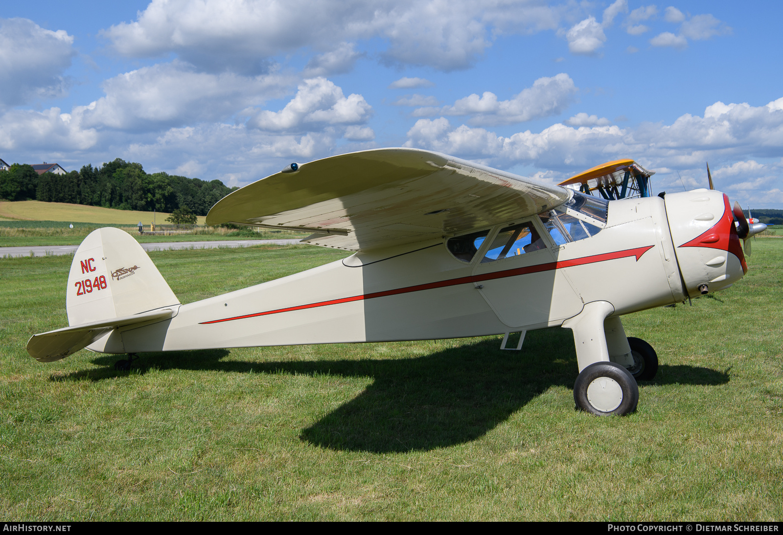 Aircraft Photo of N21948 / NC21948 | Cessna C-165 Airmaster | AirHistory.net #823865