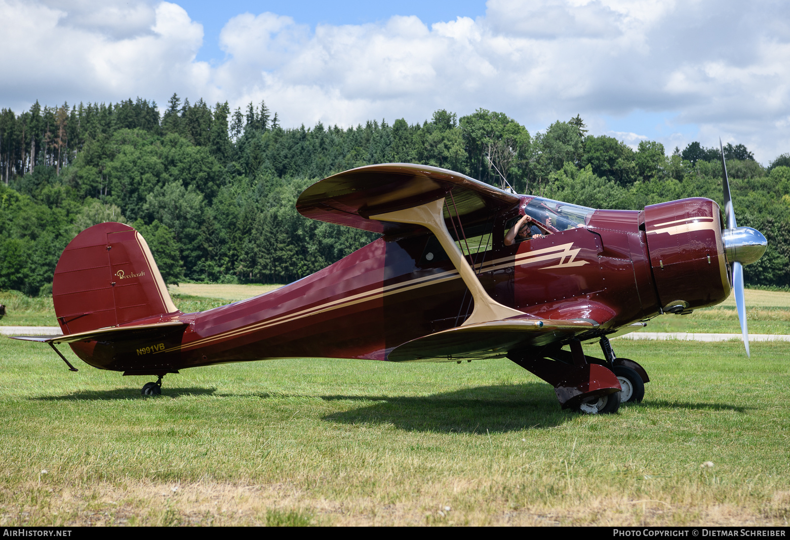 Aircraft Photo of N991VB | Beech D17S | AirHistory.net #823866