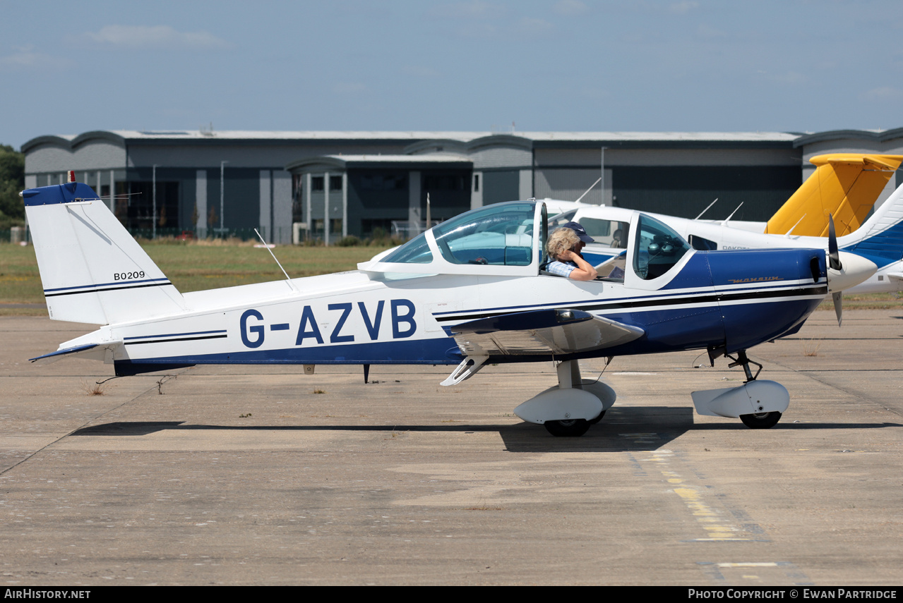 Aircraft Photo of G-AZVB | Bolkow BO-209 Monsun | AirHistory.net #823885