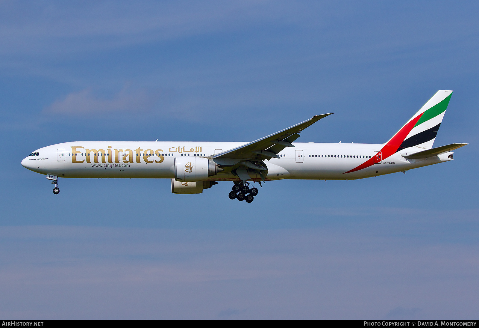 Aircraft Photo of A6-EBC | Boeing 777-36N/ER | Emirates | AirHistory.net #823897