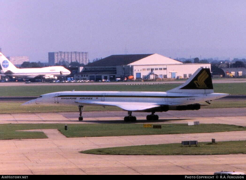 Aircraft Photo of G-BOAD | Aerospatiale-BAC Concorde 102 | Singapore Airlines | AirHistory.net #823957