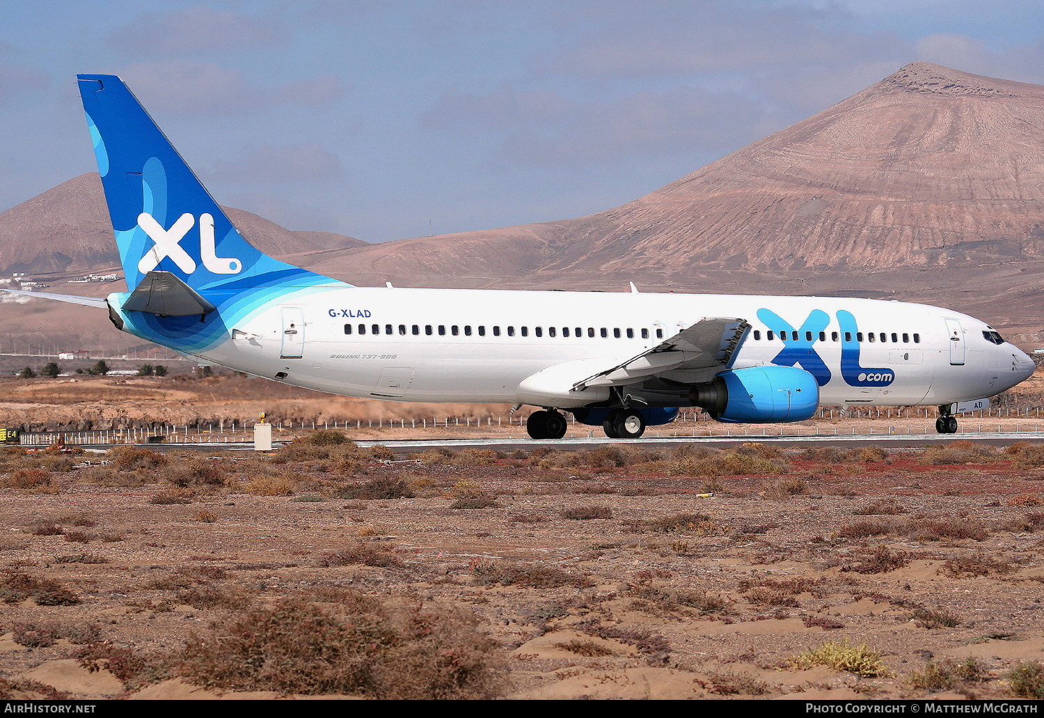 Aircraft Photo of G-XLAD | Boeing 737-81Q | XL Airways | AirHistory.net #823966