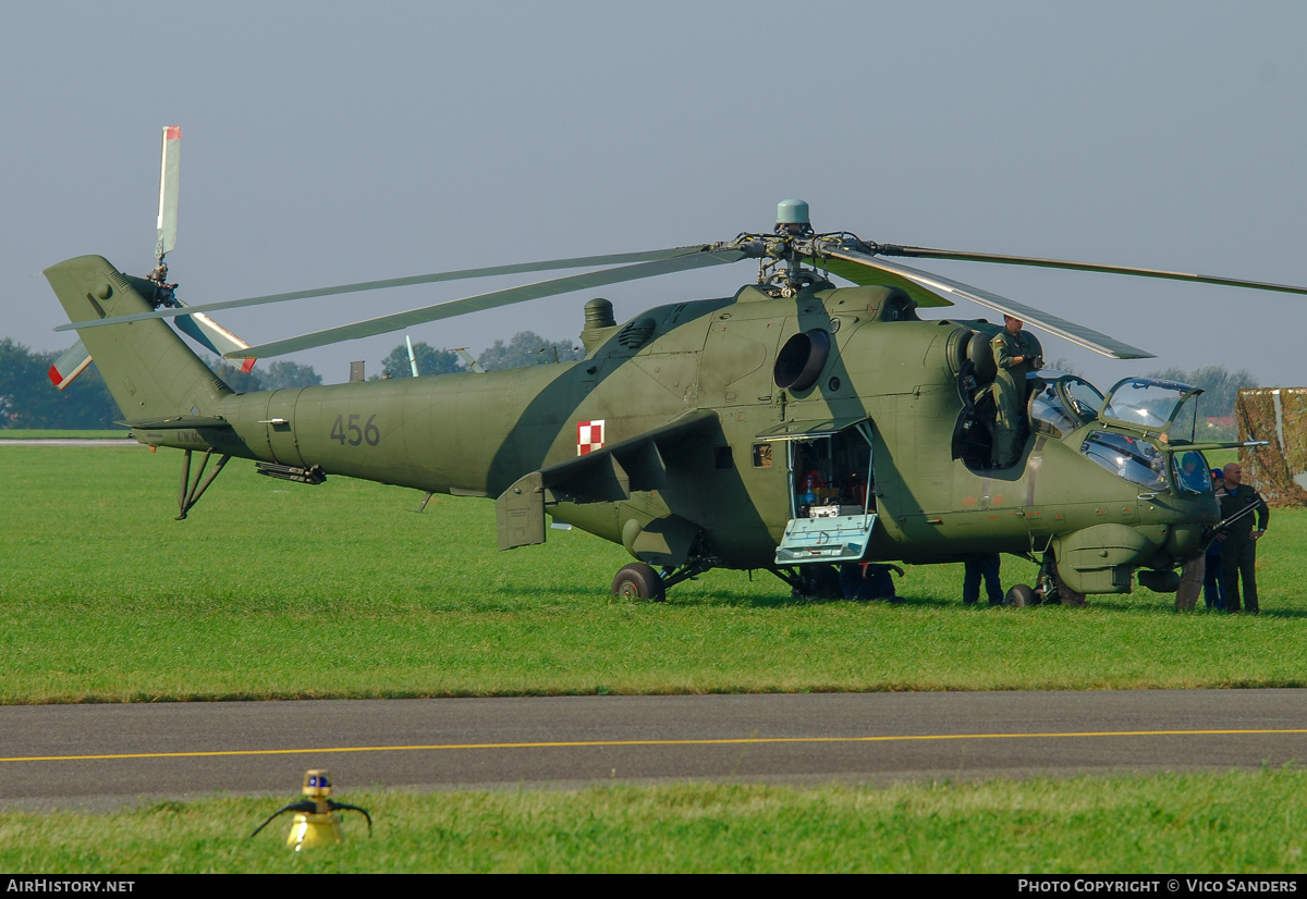 Aircraft Photo of 456 | Mil Mi-24D | Poland - Army | AirHistory.net #823977
