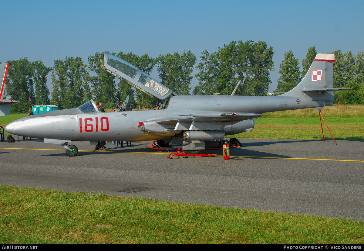 Aircraft Photo of 1610 | PZL-Mielec TS-11 Iskra bis DF | Poland - Air Force | AirHistory.net #823981