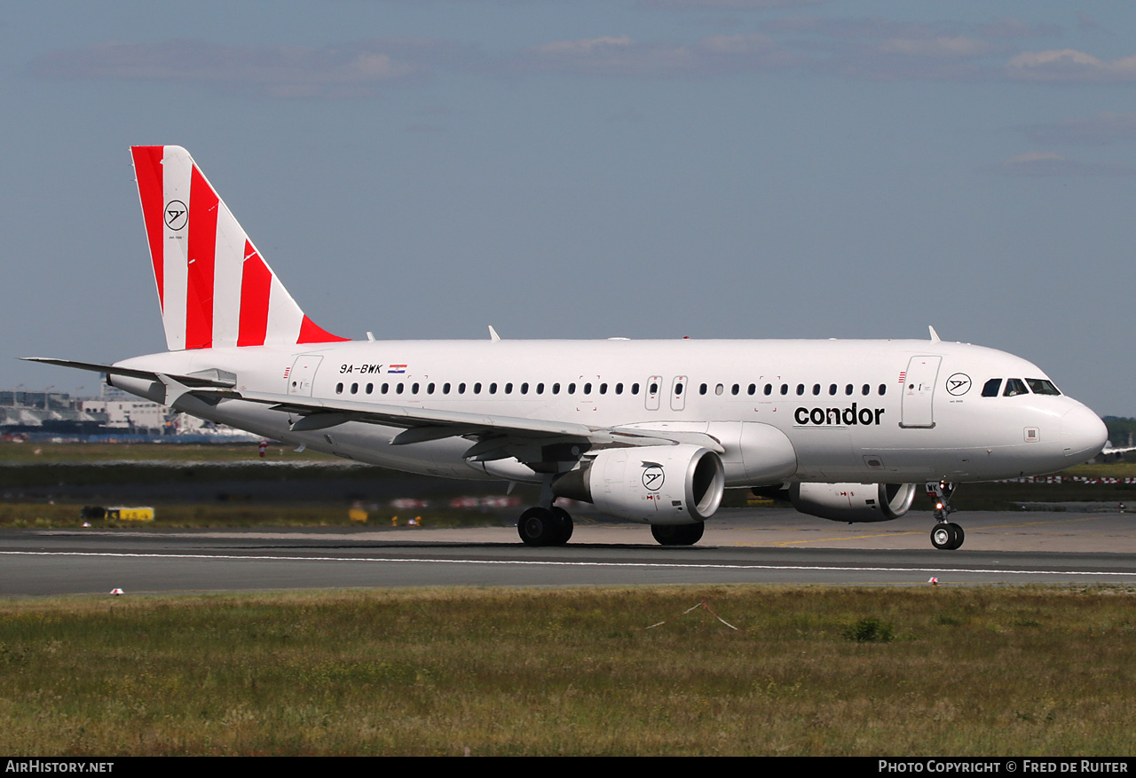 Aircraft Photo of 9A-BWK | Airbus A319-112 | Condor Flugdienst | AirHistory.net #824019