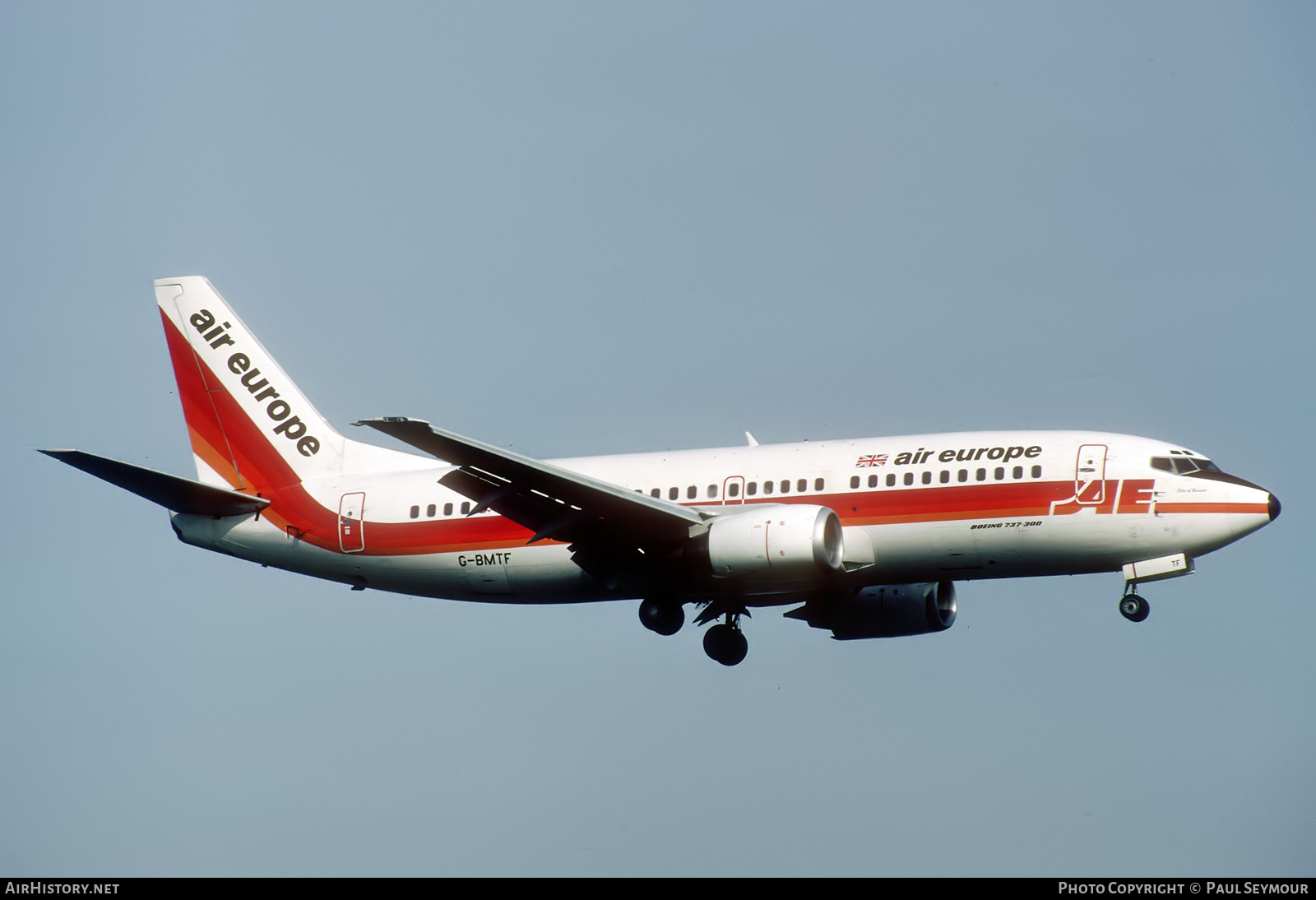 Aircraft Photo of G-BMTF | Boeing 737-3S3 | Air Europe | AirHistory.net #824054