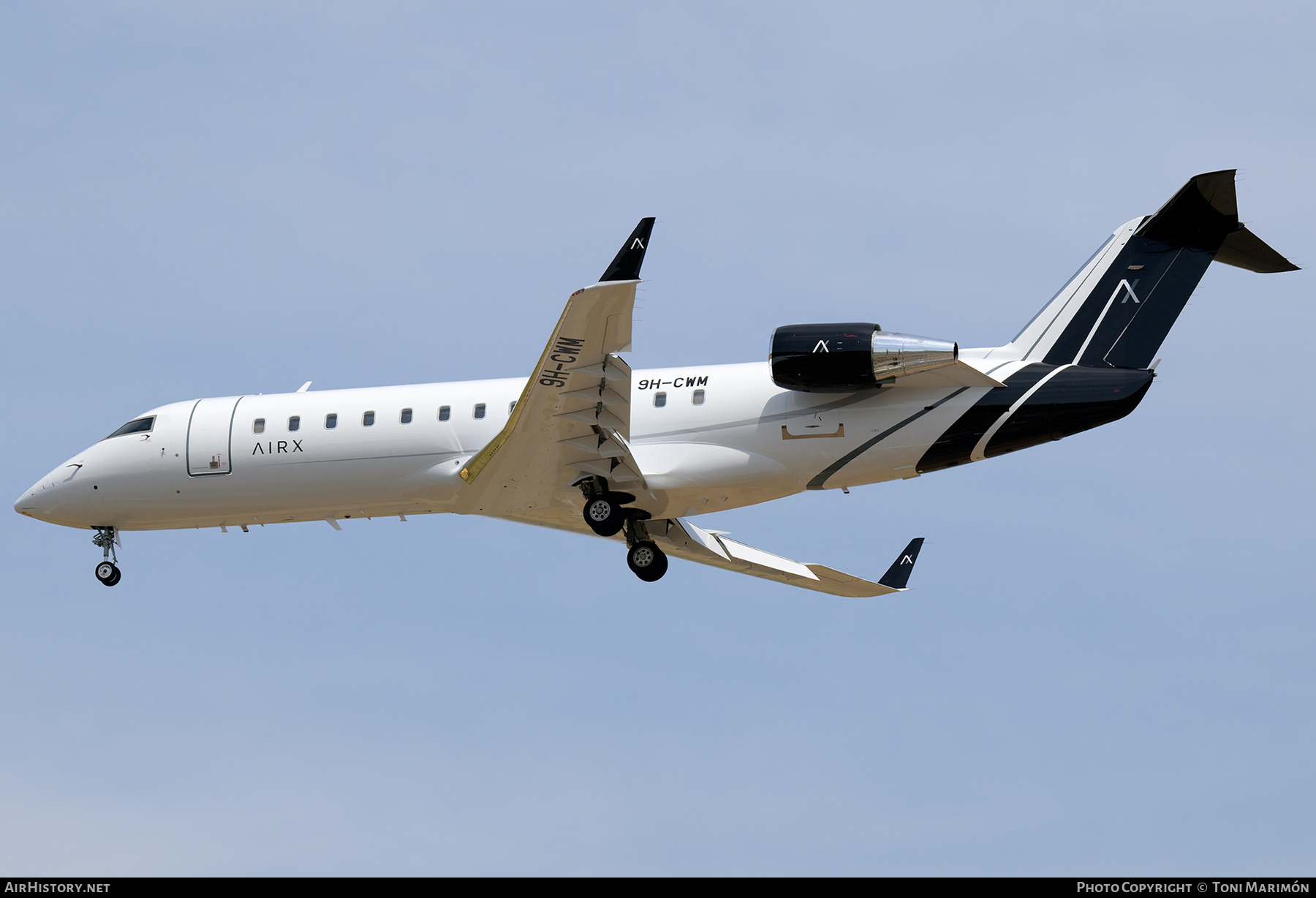Aircraft Photo of 9H-CWM | Bombardier Challenger 850 (CRJ-200SE/CL-600-2B19) | AirX Charter | AirHistory.net #824059