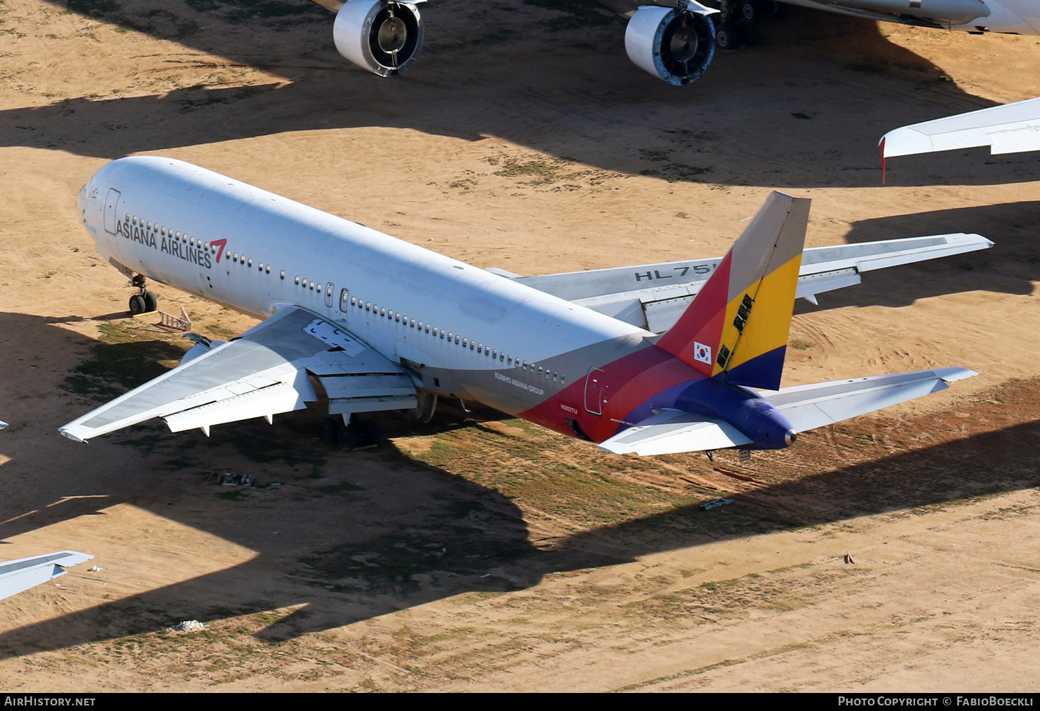 Aircraft Photo of N302TU / HL7514 | Boeing 767-38E | Asiana Airlines | AirHistory.net #824080