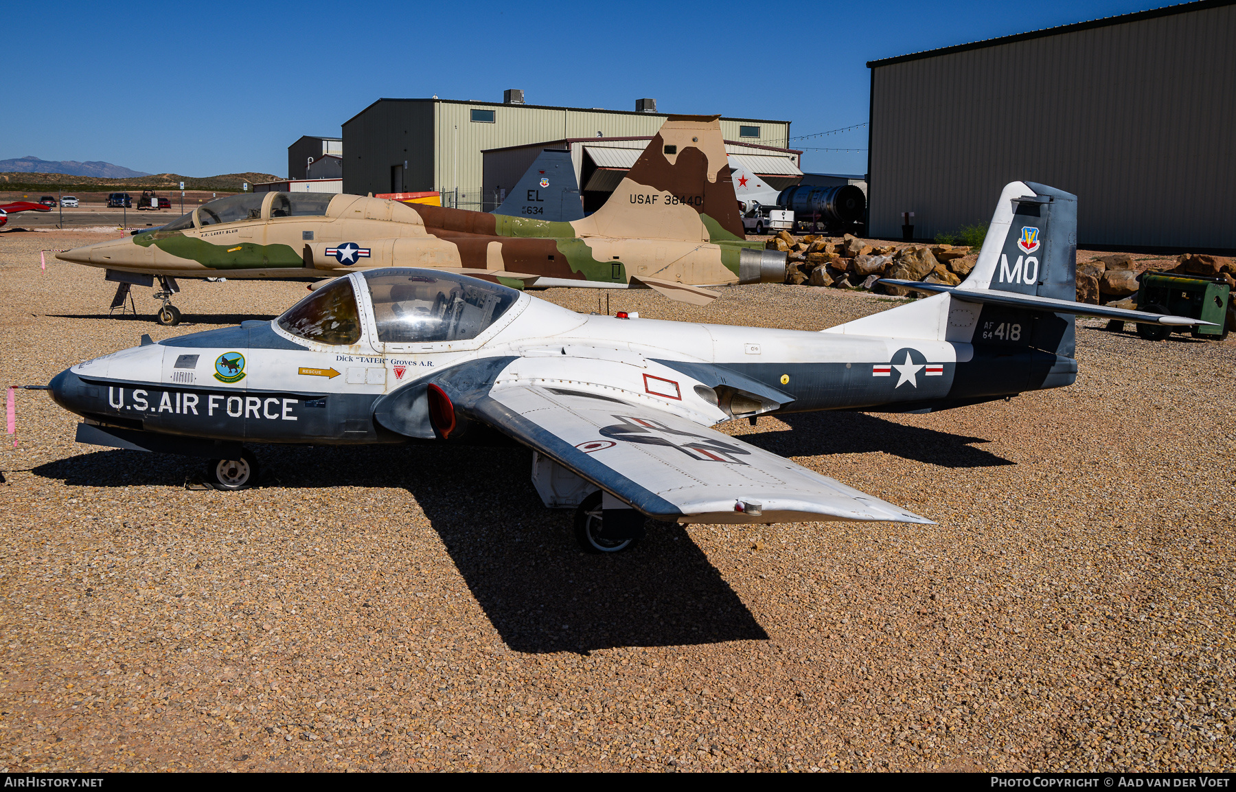 Aircraft Photo of 64-13418 / AF64-418 | Cessna T-37B Tweety Bird | USA - Air Force | AirHistory.net #824085