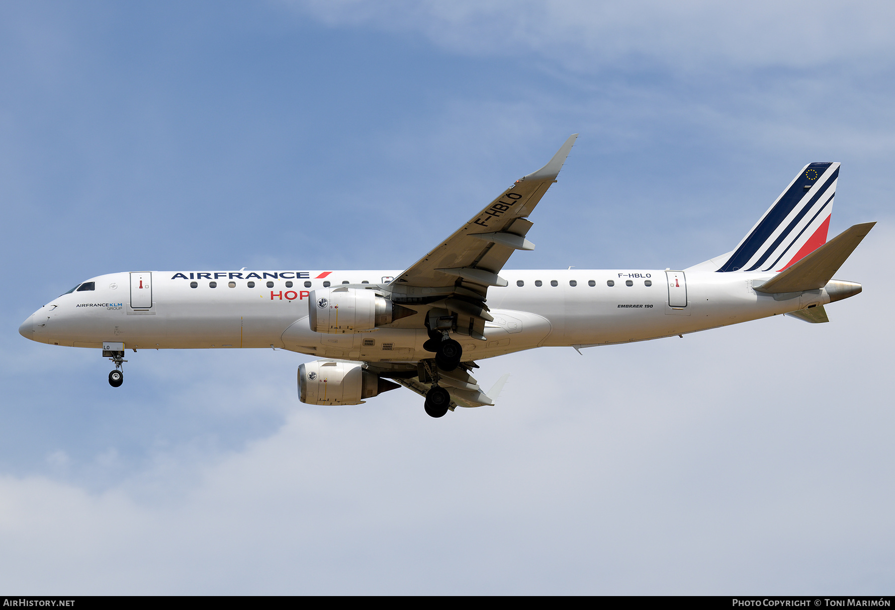 Aircraft Photo of F-HBLO | Embraer 190STD (ERJ-190-100STD) | Air France | AirHistory.net #824095