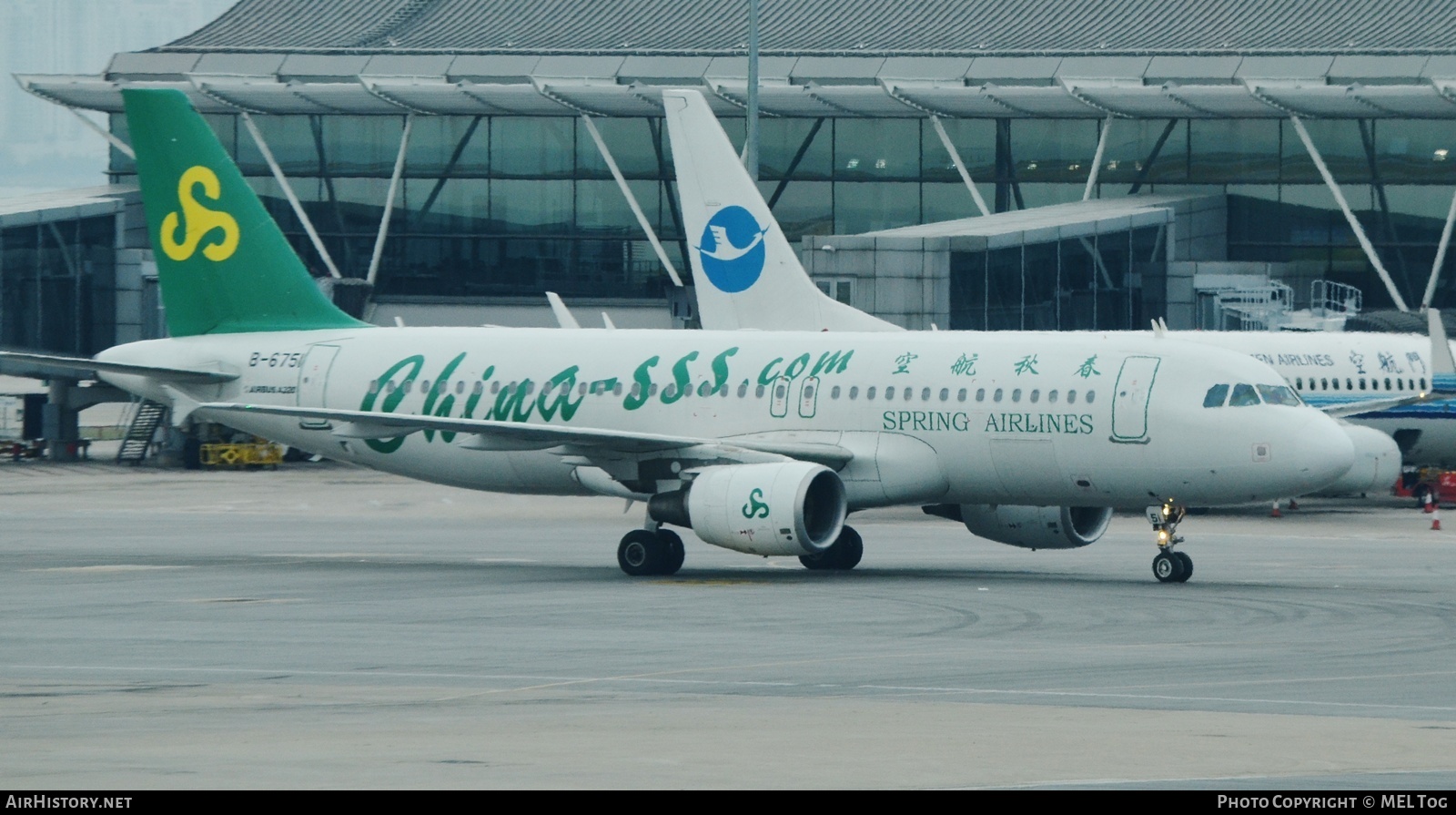 Aircraft Photo of B-6751 | Airbus A320-214 | Spring Airlines | AirHistory.net #824101