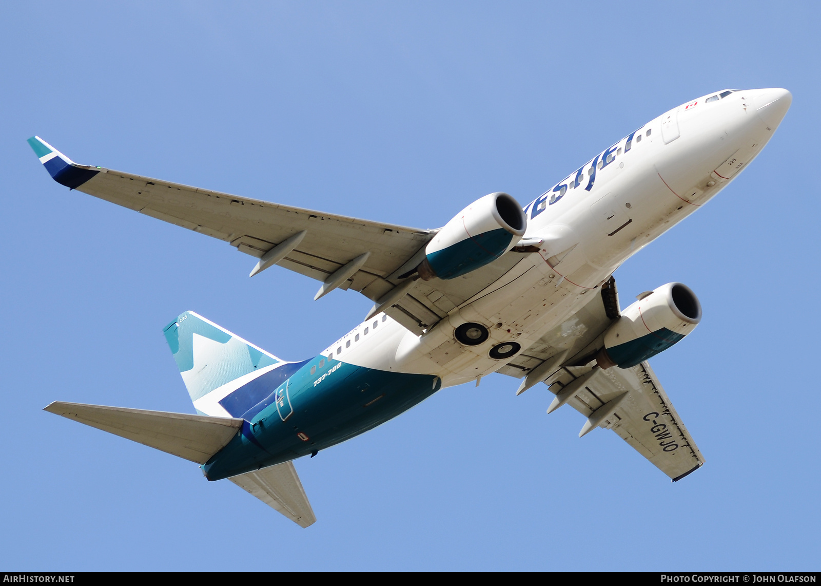 Aircraft Photo of C-GWJO | Boeing 737-7CT | WestJet | AirHistory.net #824104